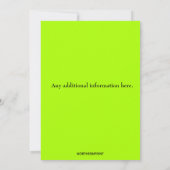 編集可能な管理人の管理人モップとペール退職 招待状 (裏面)