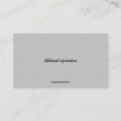 編集可能な系統学者 名刺 (裏面)