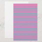 編集可能な紫色の装飾ライン付き文房具紙 便箋 (正面/裏面)