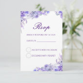 編集可能な結婚式の出欠確認カード, オーダーメイド出欠確認カード 出欠カード (スタンド正面)