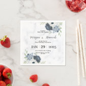 編集可能な結婚式の招待状 スタンダードカクテルナプキン (インサイチュ)