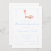 編集可能な結婚式前ランチョン/シャワー招待状 招待状 (正面/裏面)