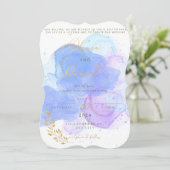 編集可能な結婚式招待状のデザインファイル セーブザデート (スタンド正面)