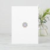 編集可能な結婚式招待状テンプレート | 英語 招待状 (スタンド正面)
