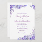 編集可能な結婚式招待状, オーダーメイド結婚式招待状 招待状 (正面/裏面)