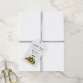 編集可能な緑のトラクターの誕生日感謝タグ ギフトタグ (より糸付き)