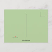 編集可能な緑のファミリーツリーの採用招待状 インビテーションポストカード (裏面)