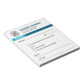 編集可能な美性紹介メモ帳 ノートパッド (アングル)