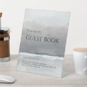 編集可能な美術展ゲストブックサイン 台座サイン (インサイチュ)
