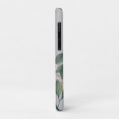 編集可能な背景の淡いピンクのバラ  Case-Mate iPhoneケース (裏面/左)