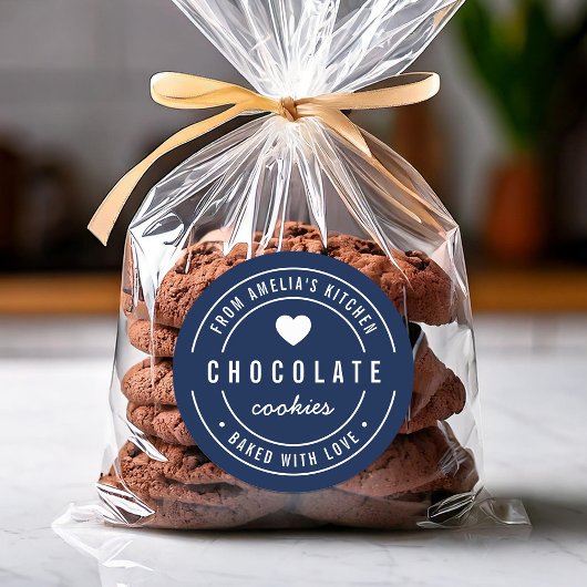 編集可能な背景焼いた色(愛) ラウンドシール