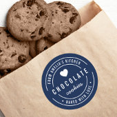 編集可能な背景焼いた色(愛) ラウンドシール