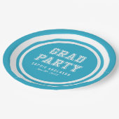 編集可能な背景色のグラデーション ペーパープレート (アングル)