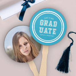 編集可能な背景色の多様性の大学院写真 ハンドファン