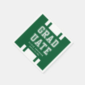 編集可能な背景色の多様性の大学院 スタンダードカクテルナプキン (角)