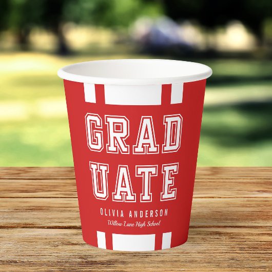 編集可能な背景色の多様性の大学院 紙コップ