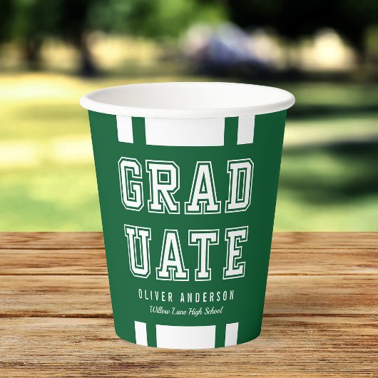 編集可能な背景色の多様性の大学院 紙コップ