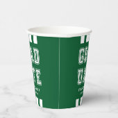 編集可能な背景色の多様性の大学院 紙コップ (右)