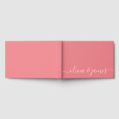 編集可能な背景色の書結婚跡 ゲストブック (全面)