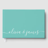 編集可能な背景色の書結婚跡 ゲストブック (正面)