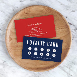 編集可能な背景色シンプルロイヤリティカード ロイヤリティカード