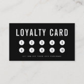 編集可能な背景色シンプルロイヤリティカード ロイヤリティカード (正面)
