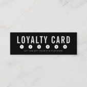 編集可能な背景色シンプルロイヤリティカード ロイヤリティカード (正面)