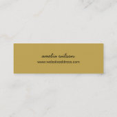 編集可能な背景色シンプルロイヤリティカード ロイヤリティカード (裏面)