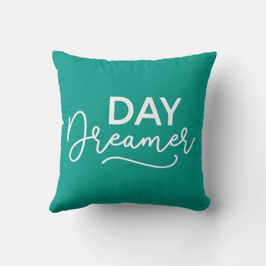 編集可能な背景色モダンデイドリーマー クッション (裏面)