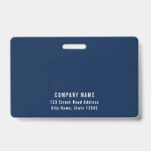 編集可能な背景色ロゴの写真名を追加 バッジ (裏面)