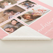 編集可能な背景色6枚のフォトコラージュスクリプト シェルパブランケット (3/4)