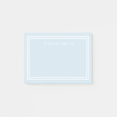 編集可能な背景色(二重白縁ど)  ポストイット (正面)