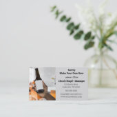 編集可能な自分のビールを作る 名刺 (スタンド正面)