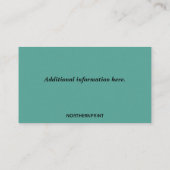 編集可能な自動ガラス修理および交換ビジネス 名刺 (裏面)