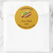 編集可能な自家製の甘い風味 ラウンドシール (バッグ)