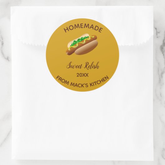 編集可能な自家製の甘い風味 ラウンドシール (バッグ)