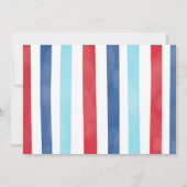 編集可能な航空機写真招待状 招待状 (裏面)