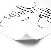 編集可能な色とサイズのカードとギフトサインLCC フォトプリント (角)