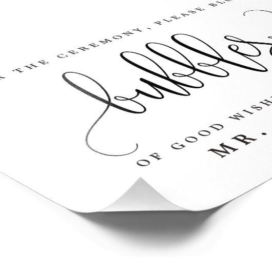 編集可能な色とサイズのバブル記号LCC フォトプリント            (角)