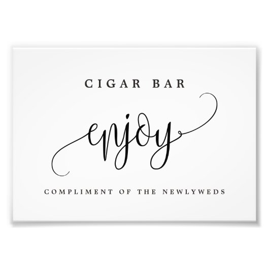 編集可能な色とサイズの食品サインLCC フォトプリント            (正面)