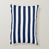 編集可能な色と白のストライプ アクセントクッション (裏面(縦))