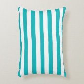 編集可能な色と白のストライプ アクセントクッション (正面(垂直))