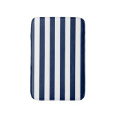 編集可能な色と白のストライプ バスマット (正面縦)