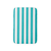 編集可能な色と白のストライプ バスマット (正面縦)