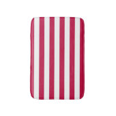 編集可能な色と白のストライプ バスマット (正面縦)