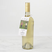 編集可能な色のみ日付の保存ボトルラベル ボトルネックタグ (アングル)