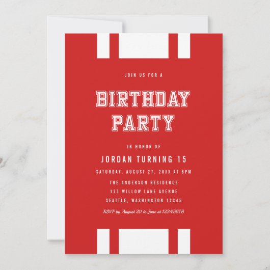 編集可能な色の多様性すべての年齢の誕生日パーティー 招待状 (正面)