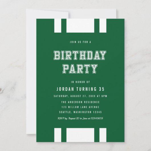 編集可能な色の多様性すべての年齢の誕生日パーティー 招待状 (正面)