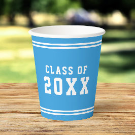 編集可能な色の多様性を卒業クラス年 紙コップ