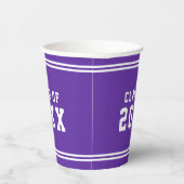 編集可能な色の多様性を卒業クラス年 紙コップ (右)